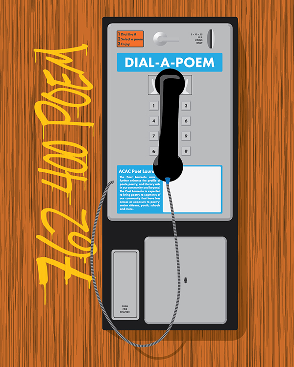 Dial-A-Poem Sticker
